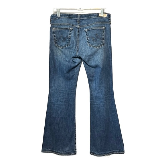 Adriano Goldschmied Belle Bottom Jeans Wide Leg Flare Stretch Denim Boho Hippie - Picture 2 of 10